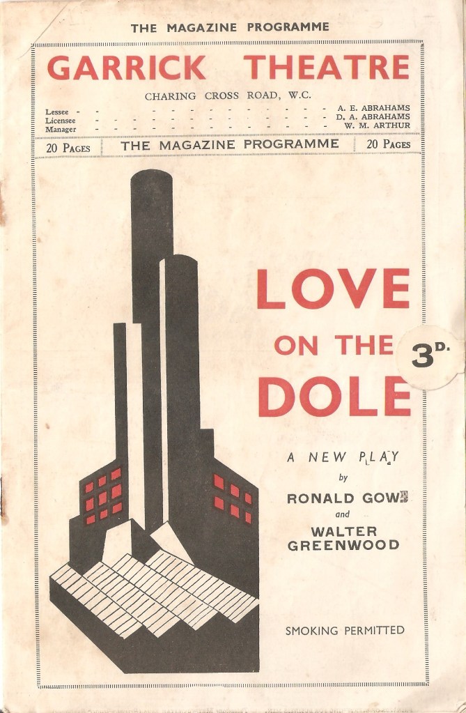 Garrick Programme 1935