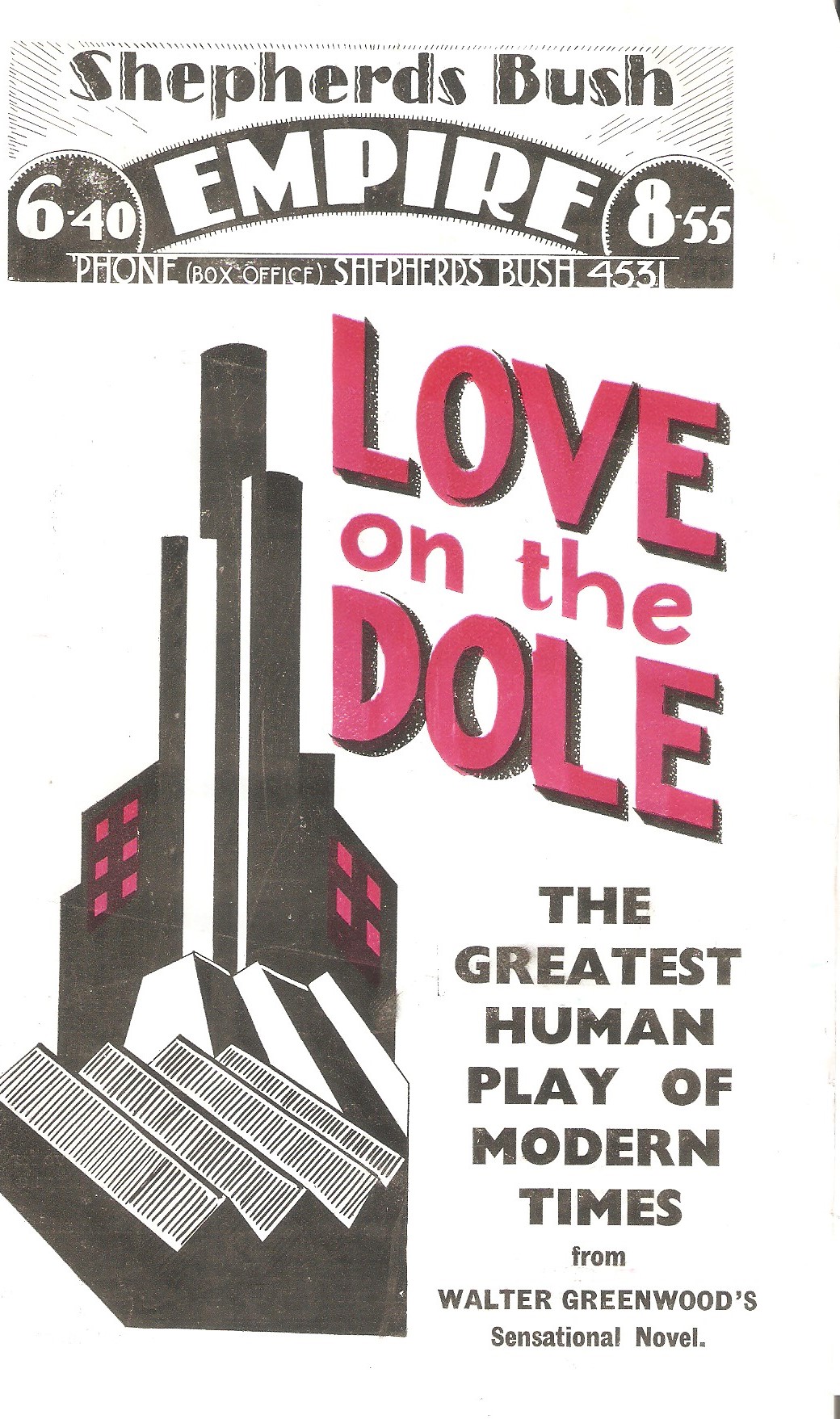 Shephers Bush LoD Programme